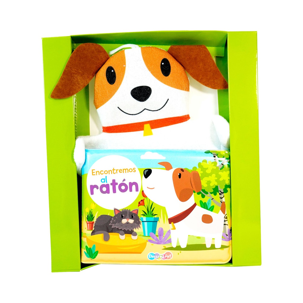 LIBRO CON MARIONETA ENCONTREMOS AL RATON