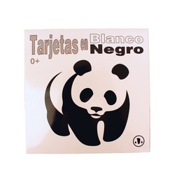 [IMA-CHI-2178-9] TARJETAS EN NEGRO Y BLANCO ESTIM. VISUAL