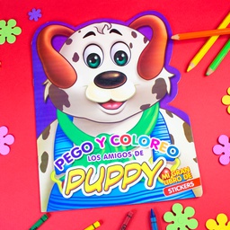 [LAT-COL-684-92-8] LOS AMIGOS DE PUPPY PEGO Y COLOREO