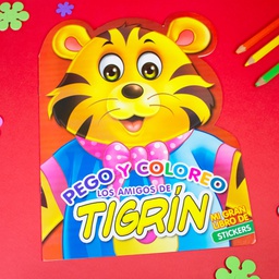 [LAT-COL-684-93-5] LOS AMIGOS DE TIGRÍN PEGO Y COLOREO
