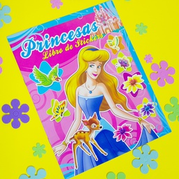 [LAT-COL-690-10-3] PRINCESAS CELESTE LIBRO DE STICKERS