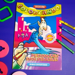 [LAT-COL-8022-9-2] PERSONAJES INOLVIDABLES COLOREANDO