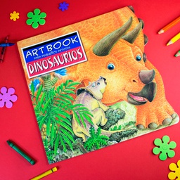 [LAT-COL-8065-0-4] DINOSAURIOS ART BOOK PEQUEÑOS ARTISTAS