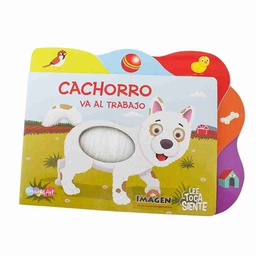 [DRE-LC-8349-4] CACHORRO VA AL TRABAJO LEE, TOCA, SIENTE
