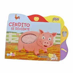 [DRE-LC-8351-7] CERDITO SE DIVIERTE LEE, TOCA, SIENTE