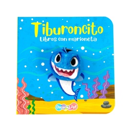 [DRE-LC-9636-6] TIBURONCITO LIBRO CON MARIONETA