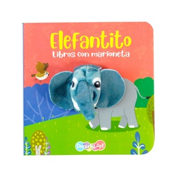 [DRE-LC-9633-5] ELEFANTITO LIBRO CON MARIONETA