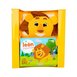 [DRE-LC-0222-7] LIBRO CON MARIONETA EL LEON JUGUETON